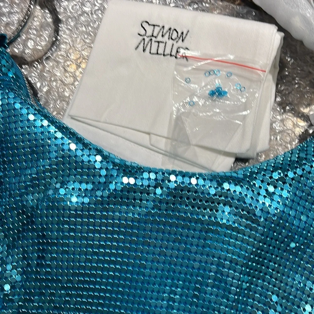 Simon Miller Blue Valley Sequin Bag